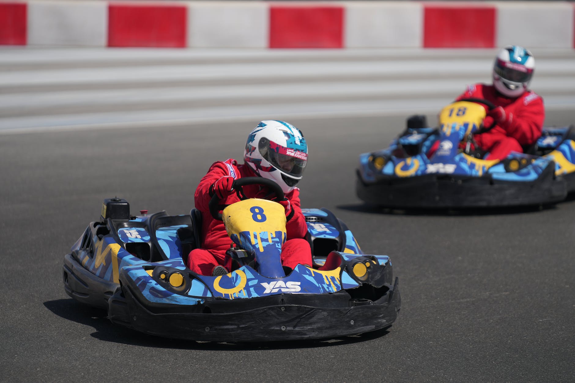 men in go kart racing