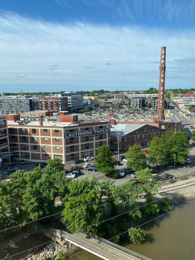 aerial view of richmond virginia united states