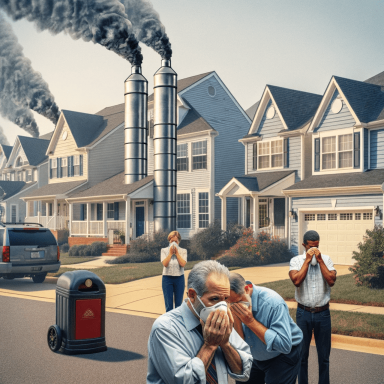 Smoking stinky neighborhood