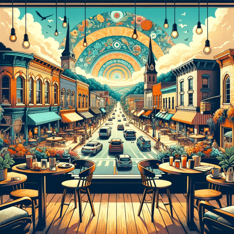 image of downtown lynchburg va rendered