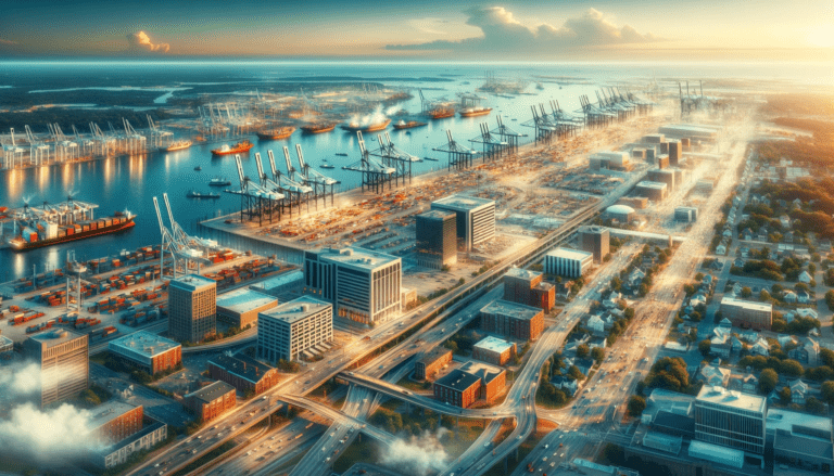 Rendering of Economic Developments In Downtown Norfolk Virginia