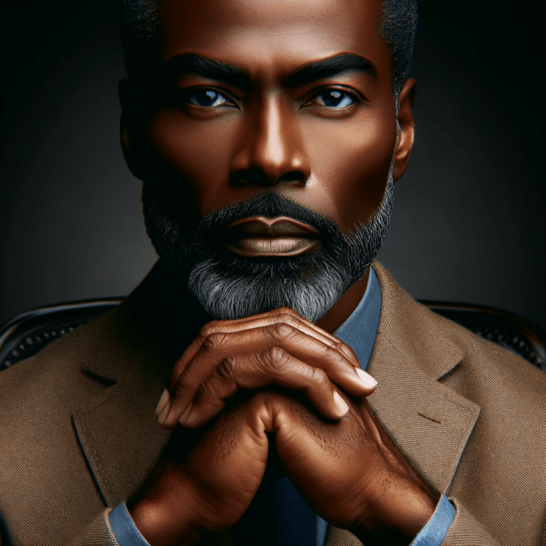 Powerful black man