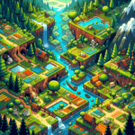 Beautiful pixel world