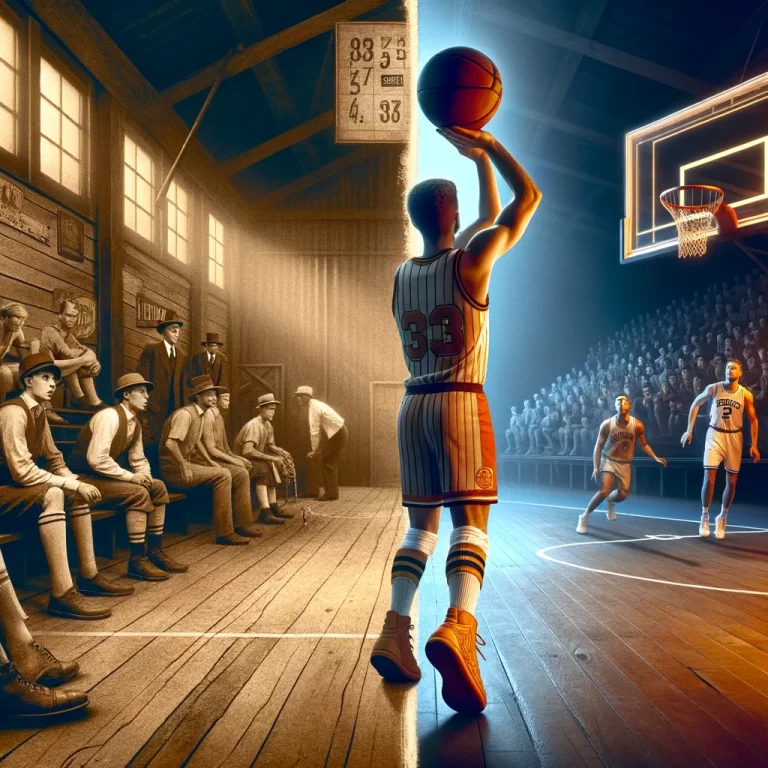 Image of player past and present in the league