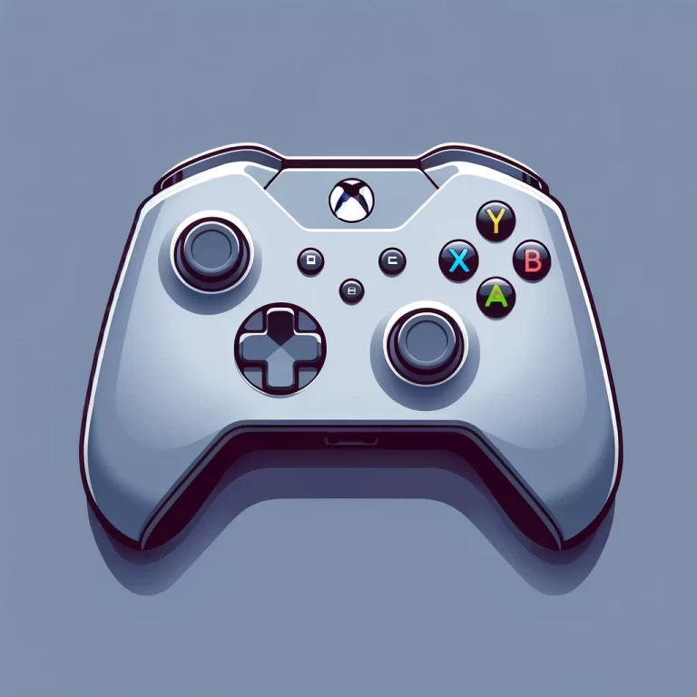 Grey rendered XBOX wireless controller