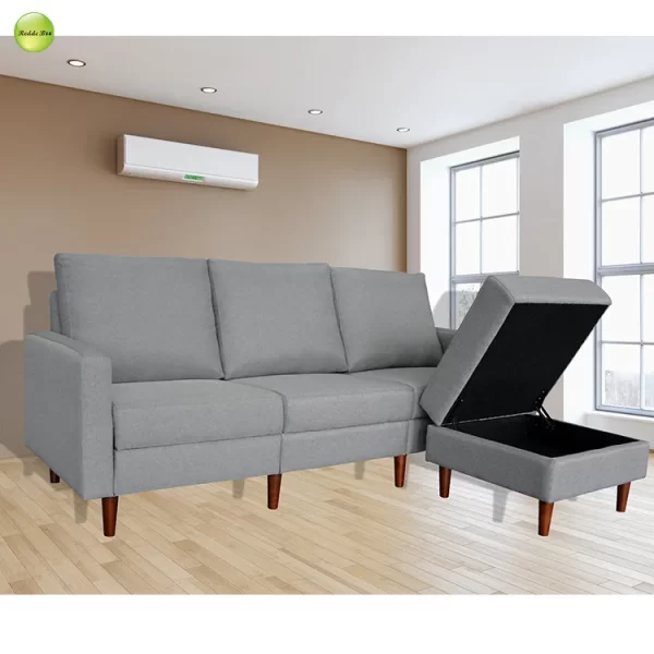 Redde Boo Modern Living Room Sofa Set Designs Modular Stool With Storage - Image 6