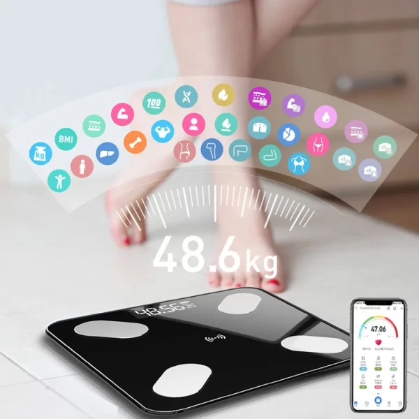 Smart Wireless Body Scale - Health Analyzer & Composition Monitor