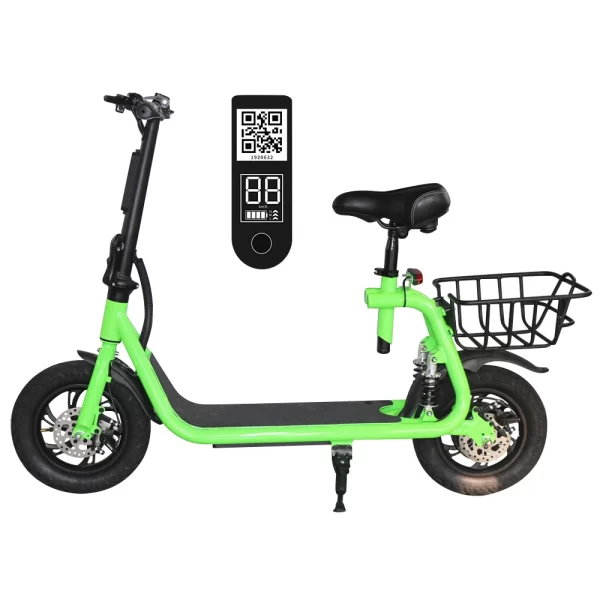 ESWING M11 Electric Scooter - 12" Wheels, 350W Motor, Replaceable Battery - Image 2