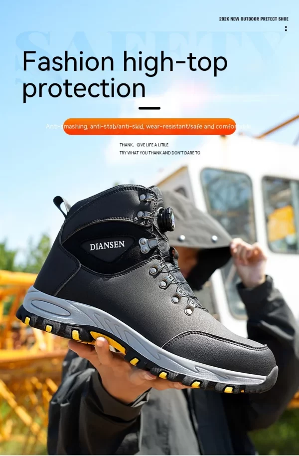 Professional Safety Sneakers - Lightweight Industrial Work Footwear (US 6-13) - Image 4