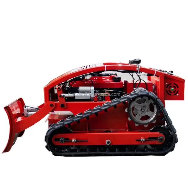 RC Lawn Mower with Snow Blade - 550mm Cutting Width, 30° Slope Capability - Image 2