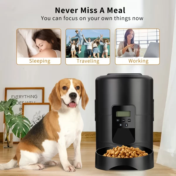 Smart 2L Pet Food Dispenser - App-Enabled Automatic Feeding System - Image 5