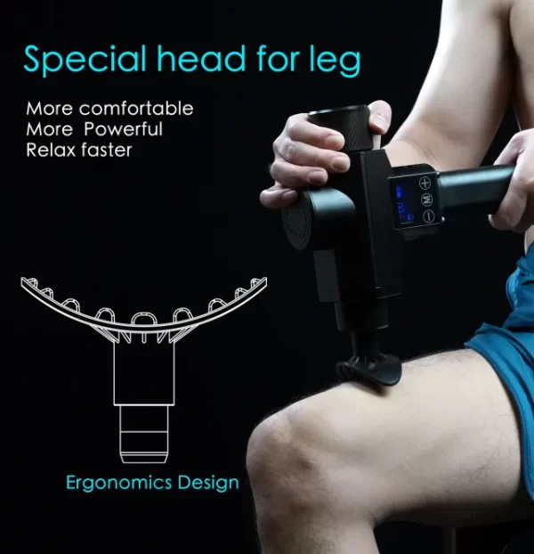 Powerful Massage Gun - 30 Speeds, Deep Tissue, 16mm - Image 4