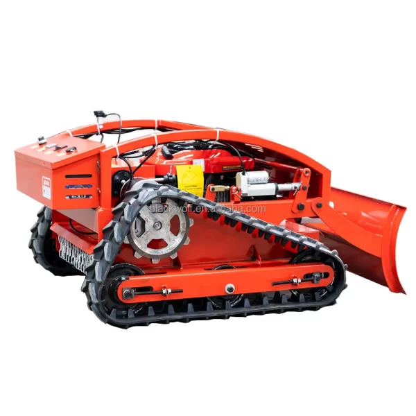 RC Lawn Mower with Snow Blade - 550mm Cutting Width, 30° Slope Capability - Image 6