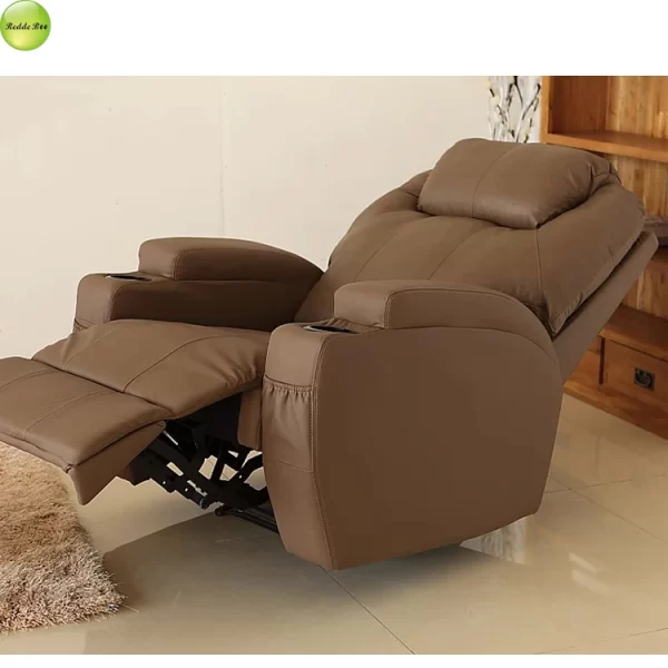 Modern High End Luxury Living Room Furniture 3+2+1 Seat Manual Electric Leather Recliner Sofa Chair Leisure Lazy Sofa Set - Image 5