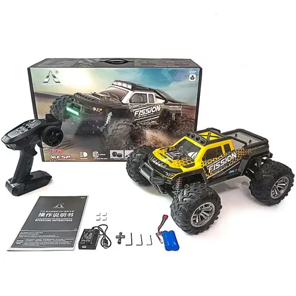 1:12 Brushless 4WD RC Off-Road Car – 45KM/H, Waterproof, High-Speed Climber - Image 5