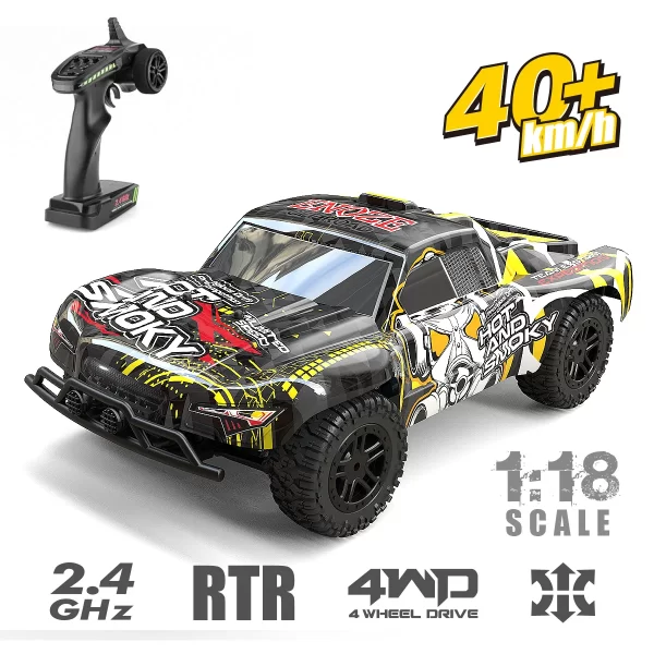 ENOZE 9301E 1:18 4WD RC Monster Truck - 40km/h High-Speed Off-Road Vehicle - Image 2