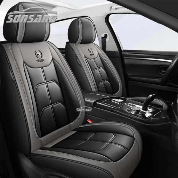 SONSANG Luxury Seats Covers Car Full Covering Leather Seats Cover Universal - Image 2