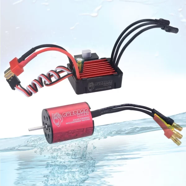 SURPASS HOBBY 2430 5800KV Brushless Motor/25A ESC Combo - Image 6