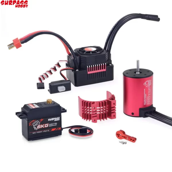 SURPASS HOBBY 3650 3100KV Motor/45A ESC/S0600M Servo Combo