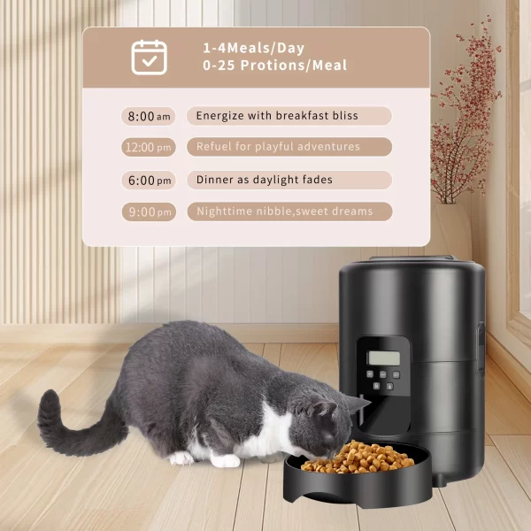 Smart 2L Pet Food Dispenser - App-Enabled Automatic Feeding System - Image 2