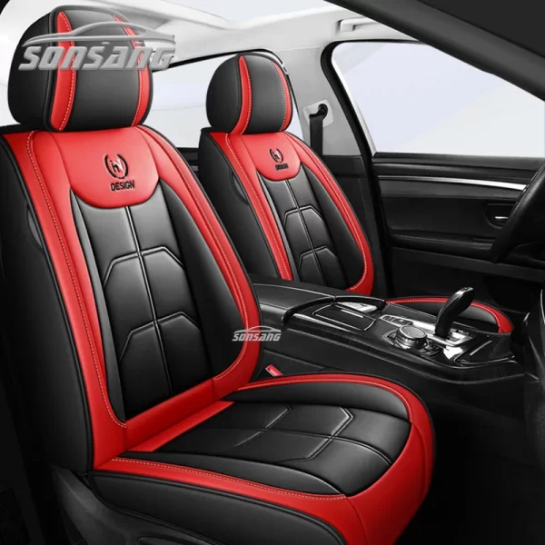 SONSANG Luxury Seats Covers Car Full Covering Leather Seats Cover Universal - Image 6