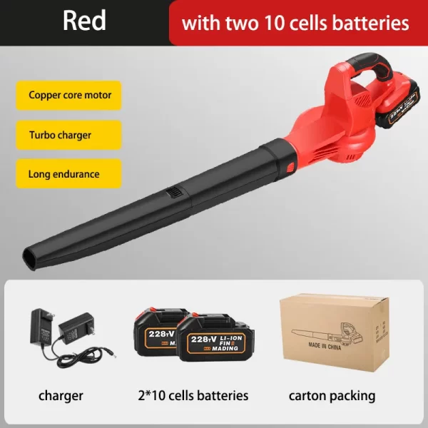 Rechargeable Cordless Electric Leaf Blower – 21V, Portable & Multifunctional - Image 5