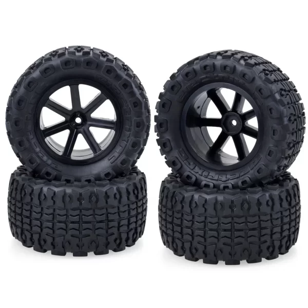 4Pcs 1/10 Short Course Truck Tires – 12mm Hex, 110mm for Wltoys, Slash, HPI, VKAR - Image 6