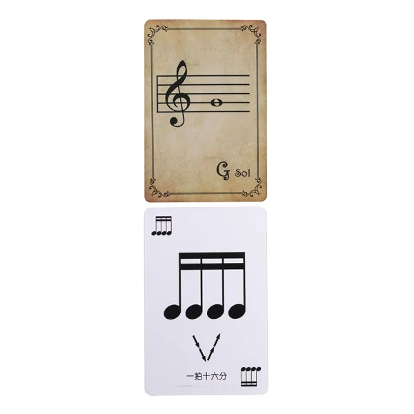 Educational Music Note Playing Cards - Rhythm Learning Card Game Set - Image 5