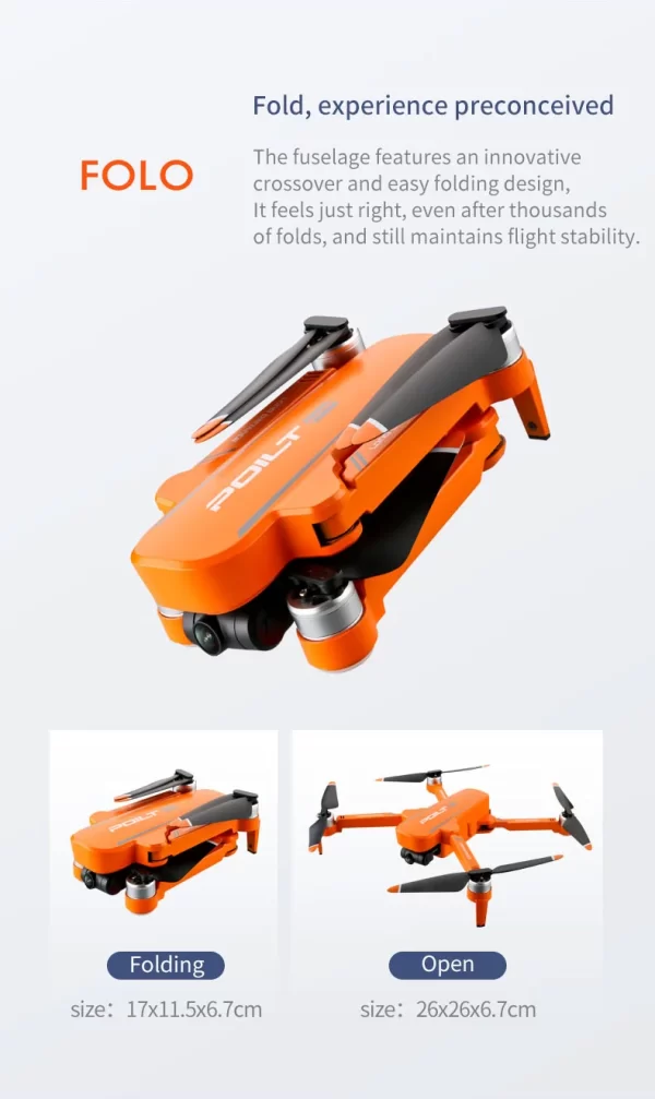 JJRC X17 Foldable Drone - 5G WiFi, GPS, 6K Camera, 30min Flight - Image 3