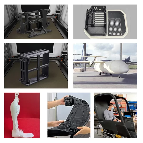 MD-1000 Pro 3D Printer - High-Speed, Large-Scale, Carbon Fiber & Nylon, Metal Frame - Image 4