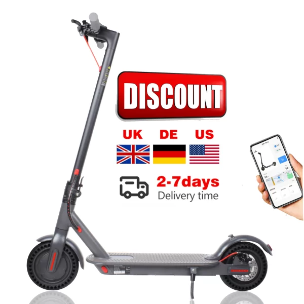 8.5" Folding Electric Scooter - 350W Motor, 36V 10Ah Battery - Image 6