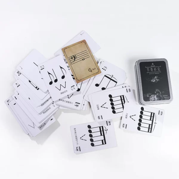 Educational Music Note Playing Cards - Rhythm Learning Card Game Set - Image 6