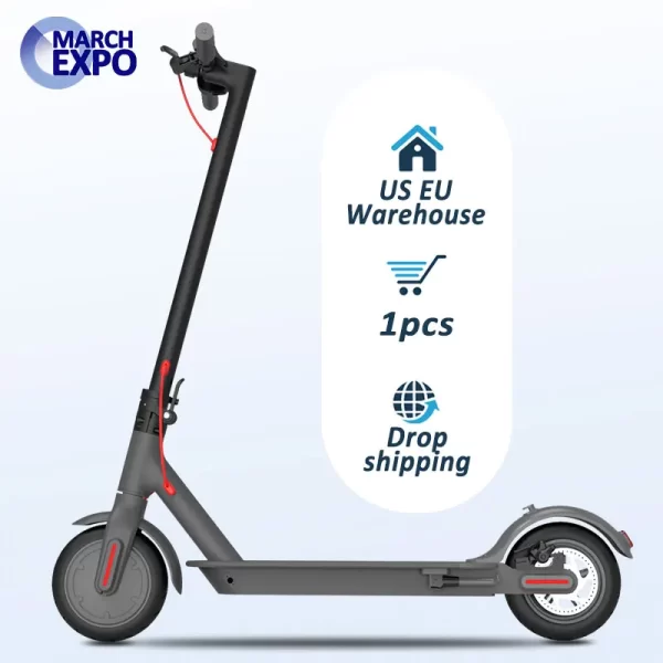 8.5" Electric Scooter - 350W Motor, 25-30km Range - Image 6