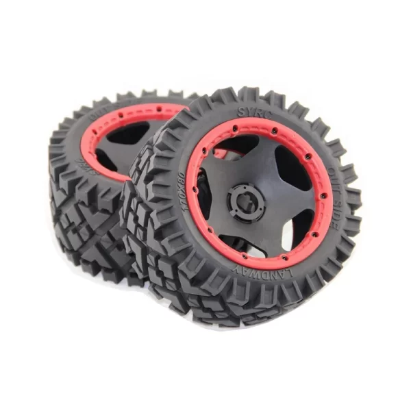 1/5 Scale Baja 5B Off-Road Tires & Wheels (Pair)