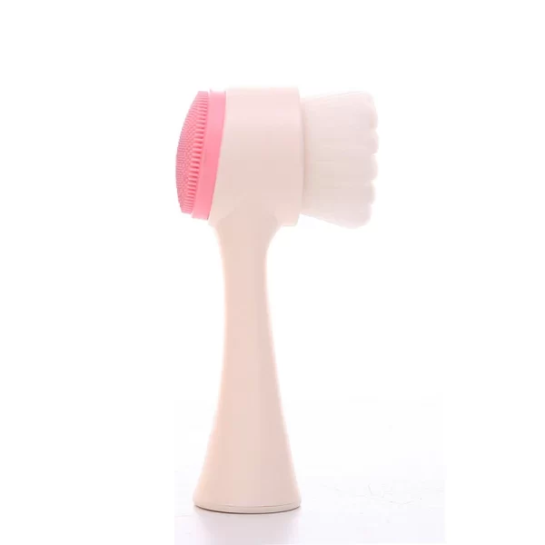 Standing Multi function Double-sided Facial Brush Silicone Face  Scrub Tool Face Cleaning Brush - Image 2