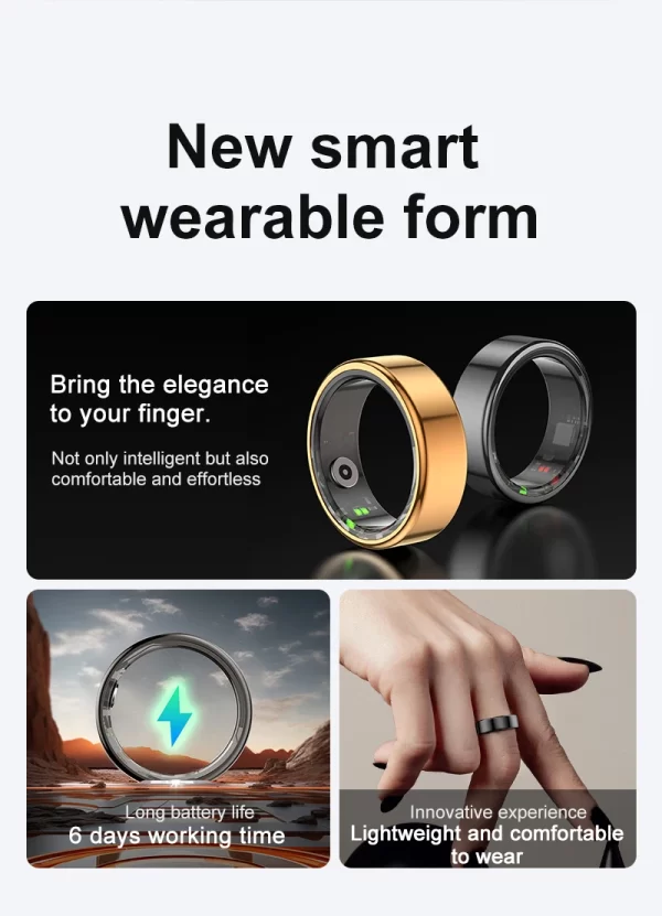 Wearable Fitness Ring Smart Health Tracker with Sleep Monitor and Heart Rate Tracking - Image 4