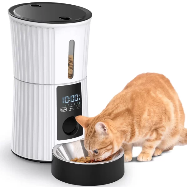 4L Smart Pet Feeder - Automatic, Timed, Microchip Recognition, Voice Record - Image 6