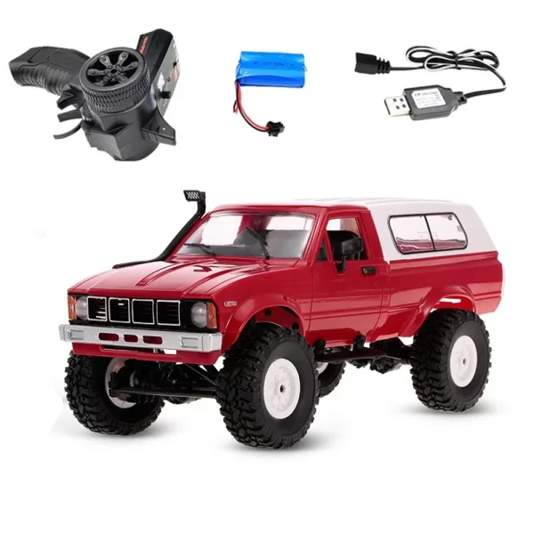 WPL C24 2.4GHz RC Off-Road Crawler Truck with Metal Chassis - Image 5