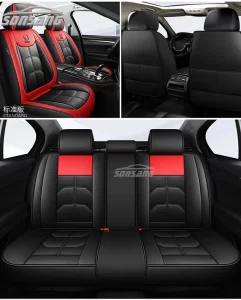 SONSANG Luxury Seats Covers Car Full Covering Leather Seats Cover Universal