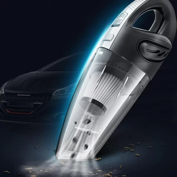 Portable Wet & Dry Car Vacuum Cleaner - Automatic with Attachments - Image 6