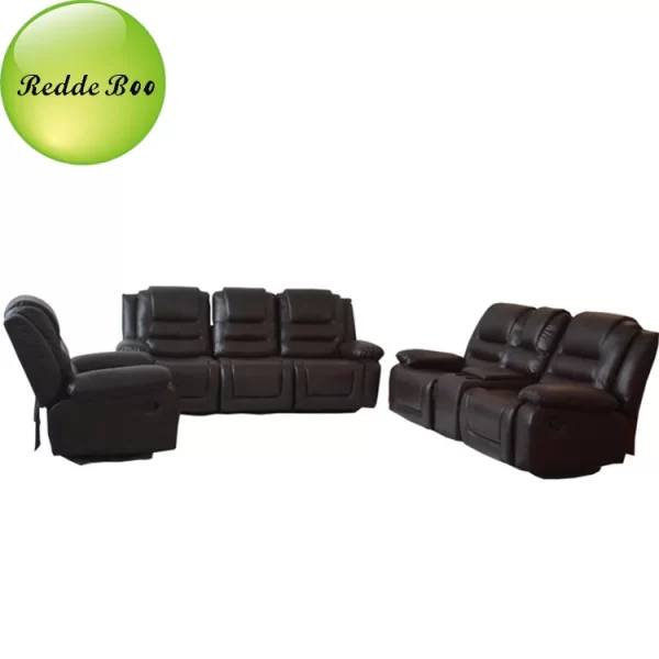 Luxury Low Seat Hot Sale Comfortable Electric Leather Recliner Chair - Image 2