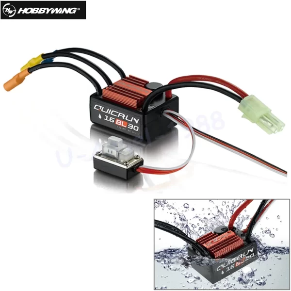 Hobbywing QuicRun 16BL30 - 30A Brushless ESC for 1/16 RC Vehicles - Image 3