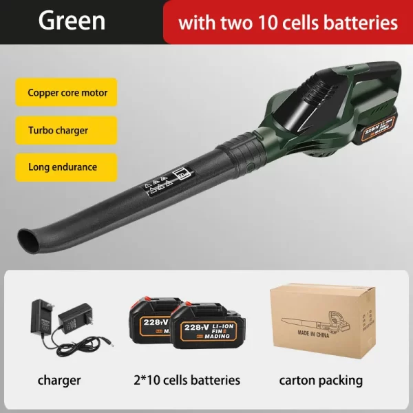 Rechargeable Cordless Electric Leaf Blower – 21V, Portable & Multifunctional - Image 3