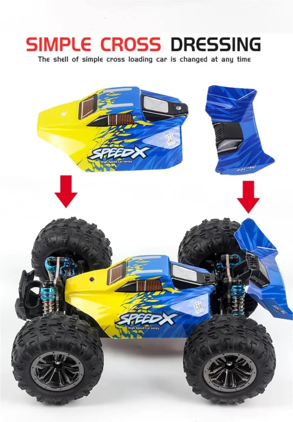 XLF F17 1/14 RC Car – 70KM/H Brushless 4WD Off-Road Drift Racer (RTR) - Image 5