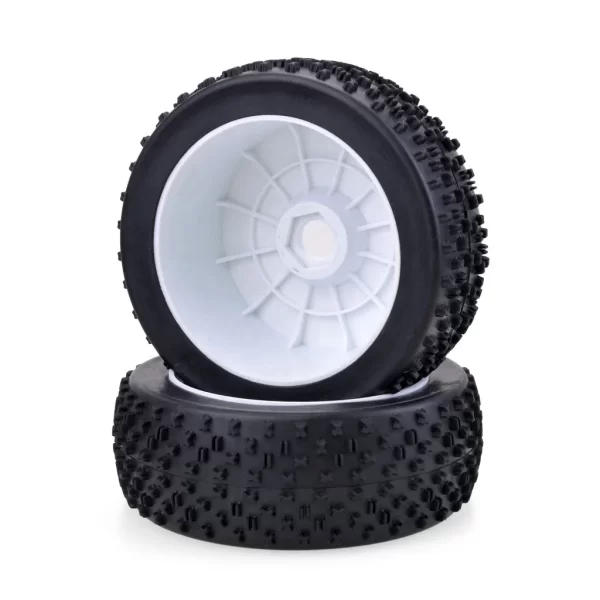 1/8 Scale RC Buggy Tires - 17mm Hex, 120mm/112mm Off-Road Wheels (4-Pack) - Image 3