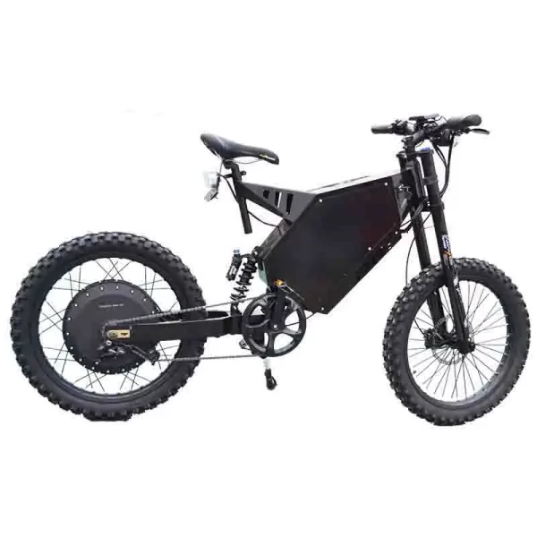 72V Electric Mountain Bike with 12000W Motor - DNM Suspension System