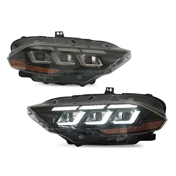 HCMOTIONZ LED Car Front Lamps 2018-2022 High quality DRL Start UP Animation Headlights For Ford Mustang - Image 5