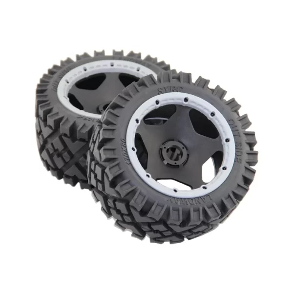 1/5 Scale Baja 5B Off-Road Tires & Wheels (Pair) - Image 4