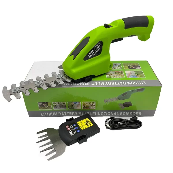 Cordless Electric Hedge Trimmer - 50/183cm Dual Blade with Rechargeable Battery