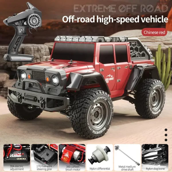 SIN-16104 PRO RC Truck - 4WD Brushless 70km/h Off-Road Crawler - Image 5